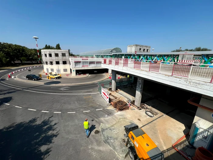 Parcarea de la Sosiri se închide temporar. FOTO: CNAB