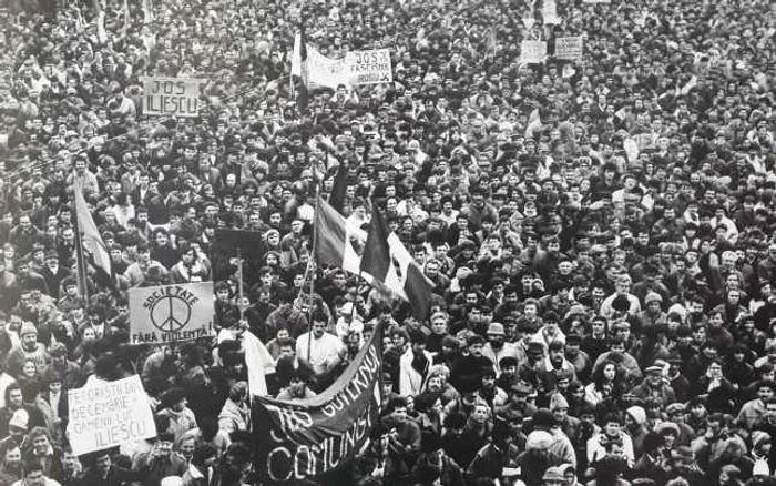 Timişoara a continuat revoluţia anticomunistă în anul 1990 FOTO Liviu Tulbure