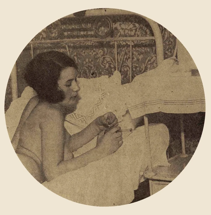 „Morfinomana R: debutul în amăgitorul paradis al plăcerilor”. Ilustrațiunea română, Nr.23 (Anul III), 3 iunie 1931.