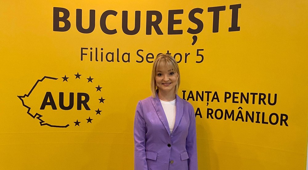 Lidia, fiica cea mare a lui Corneliu Vadim Tudor, candidata AUR la Primăria Sectorului 5 VIDEO