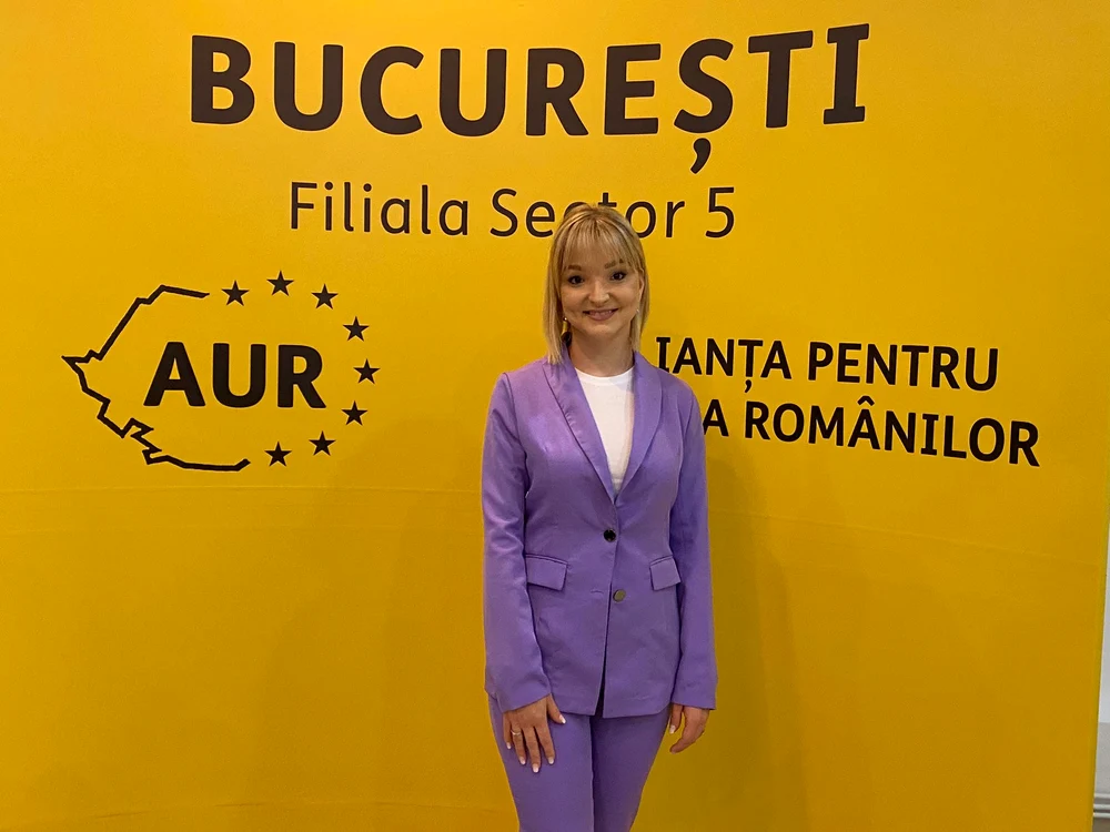 Lidia Vadim Tudor, candidata AUR la Primăria Sector 5 Foto: AUR