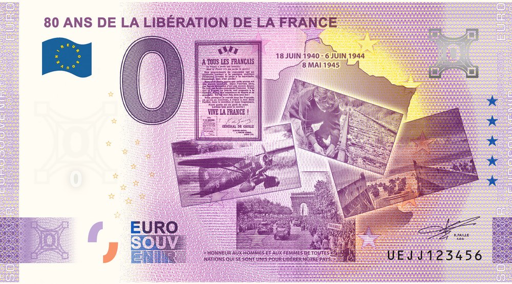 Bancnote de 0 euro, puse în circulație, în curând, în Franța