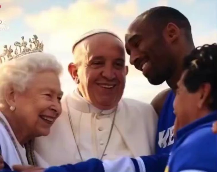 Un videoclip generat de AI care îl arată pe Papa Francisc în Rai a stârnit furie. Îmbrățișări cu Regina Elisabeta, Maradona, Prințesa Diana și Muhammad Ali
