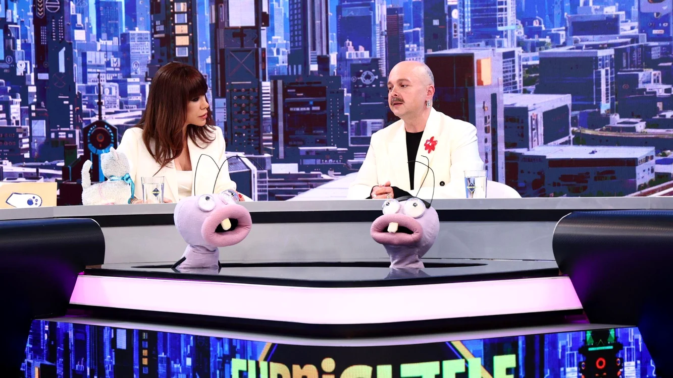 Zarug, în emisiunea „Furnicuțele”, moderată de Denise Rifai. Foto: Antena 1