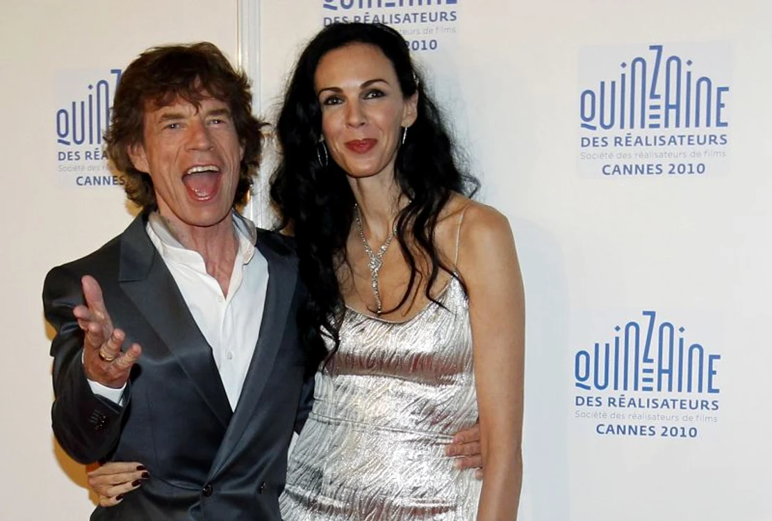 Mick Jagger şi L'Wrenn Scott la un eveniment monden