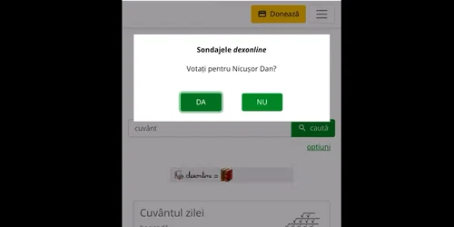 Sondaj dexonline captura png