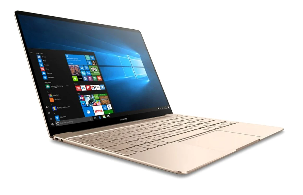Huawei MateBook X e un laptop ultraportabil cu Windows 10.