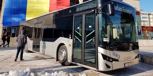 Noile autobuze din Constanţa FOTO Călin Gavrilaş
