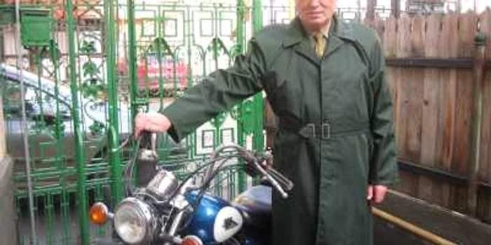 Ion Procopie este posesorul unei frumoase Yamaha Virago 250, motocicleta lui de suflet