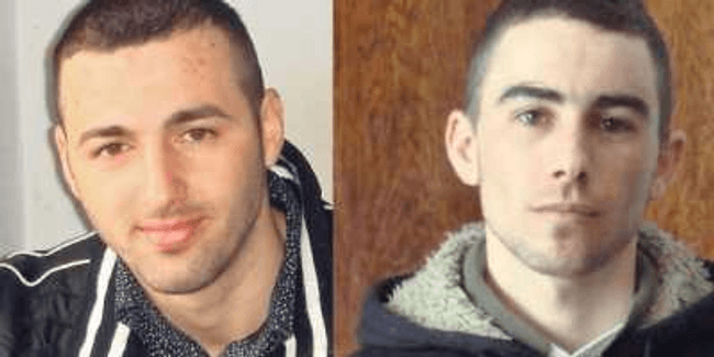 Andrei Catargiu (stânga) şi Eduard Nichitoi, condamnaţi pentru tâlhărie, lucrează din spatele gratiilor