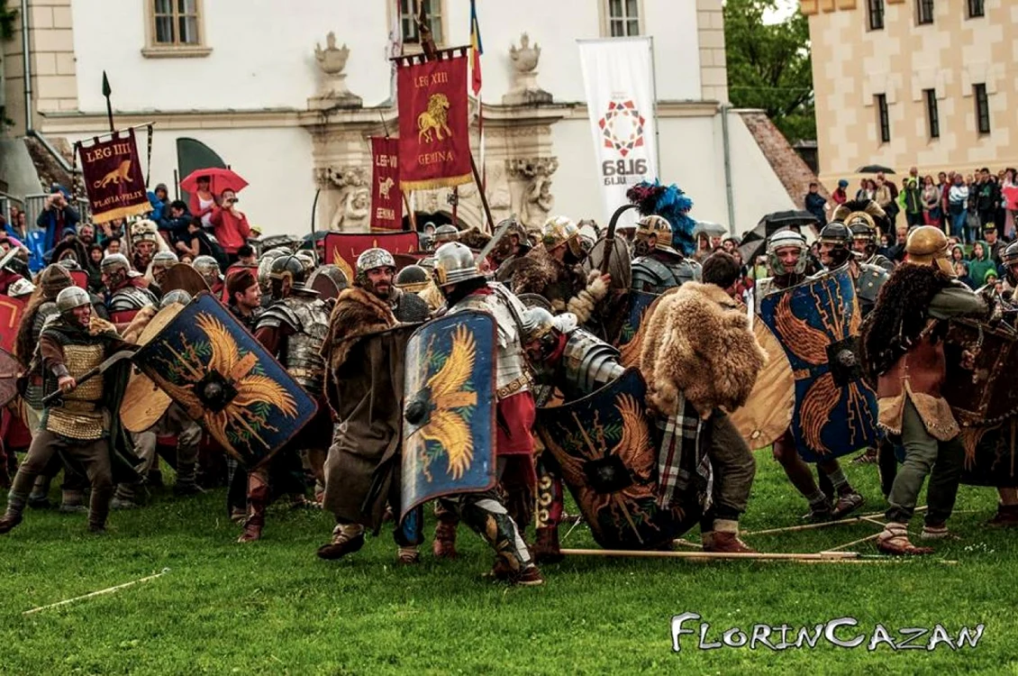 Imagine de la ediţia din 2016 a Festivalului Roman Apulum/ Foto: Florin Cazan