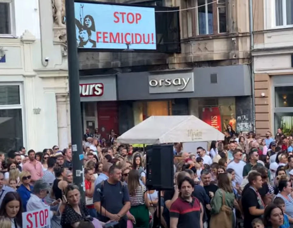 Protest la Sarajevo