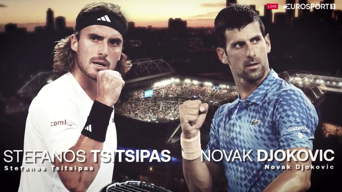 Finala Tsitsipas - Djokovici se vede duminică, de la ora 10.00, în direct pe Eurosport