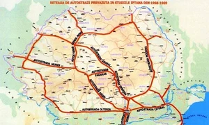 Așa arăta harta autostrăzilor, realizată în perioada 1967  1969 jpeg