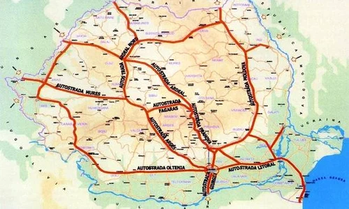 Așa arăta harta autostrăzilor, realizată în perioada 1967  1969 jpeg