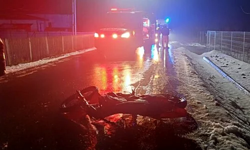 Doi adolescenți răniți după o coliziune între două motociclete. FOTO: Suceava News