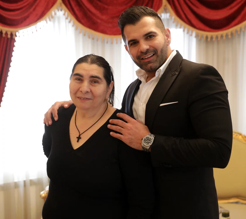 Florin Pastramă și iubita lui mamă