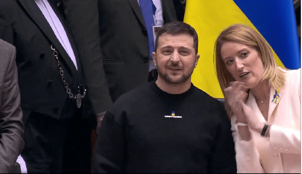 Zelenski, aclamat în Parlamentul European. „O Ucraină victorioasă va face parte din UE” VIDEO