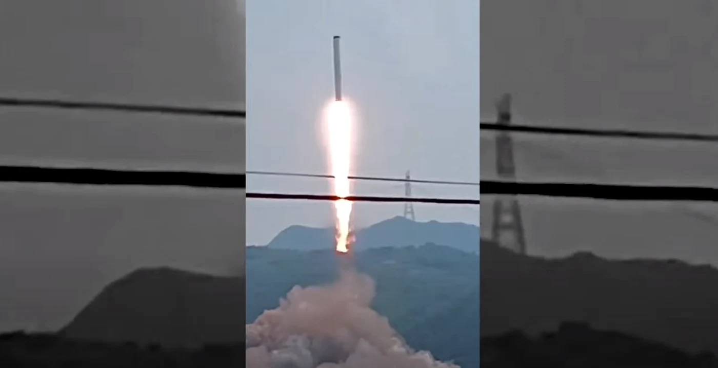 Testul ratat al rachetei Tianlong-3. Foto: captură video