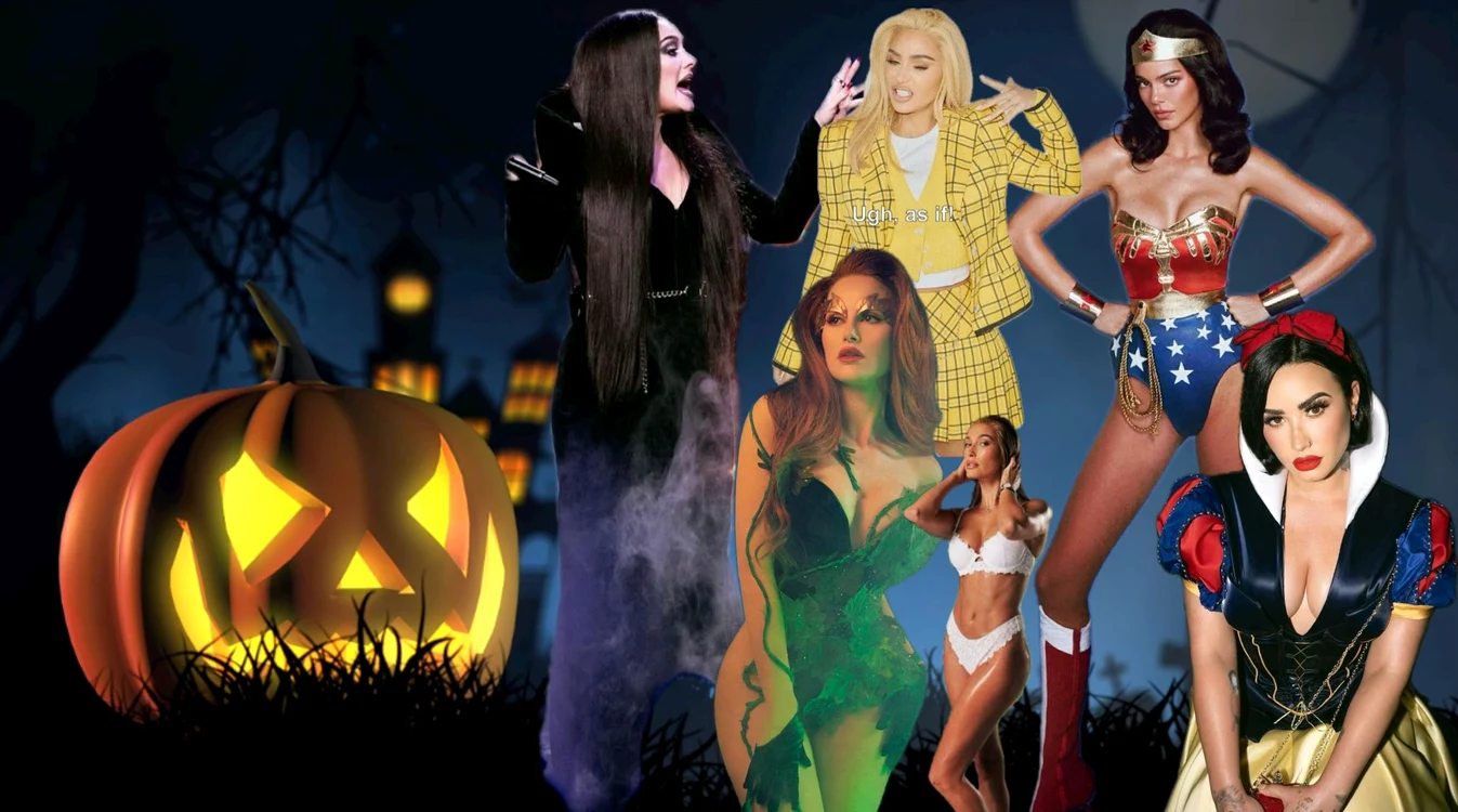 Cele mai tari costume de Halloween purtate de vedetele internaționale /Foto: Colaj Instagram/Pixabay