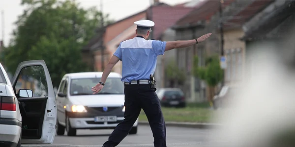 Acesta a fost prins de Poliţia Rutieră