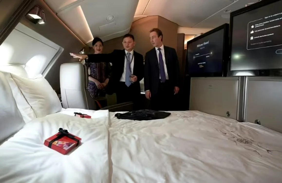O cameră la bordul unui avion Singapore Airlines Foto: getty images