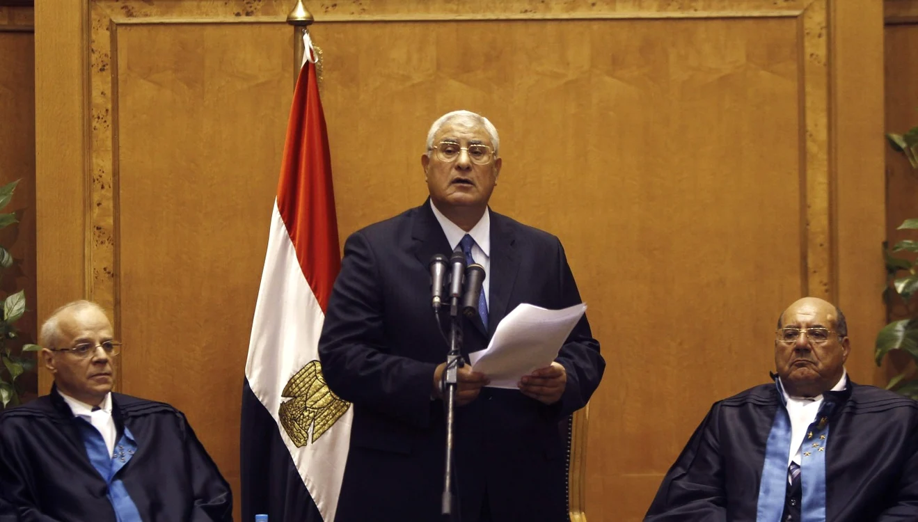 Preşedintele interimar al Egiptului, Adly Mansour