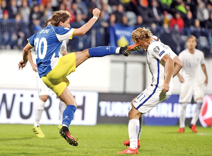 La meciul de debut, kosovarii au obţinut un punct în preliminariiFoto: AFP