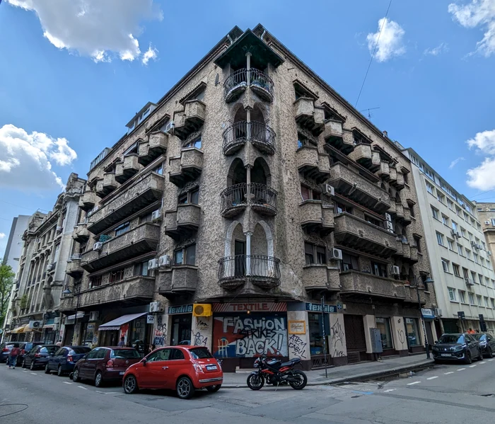 Blocul Florentin se află în zona Cișmigiu / foto: X