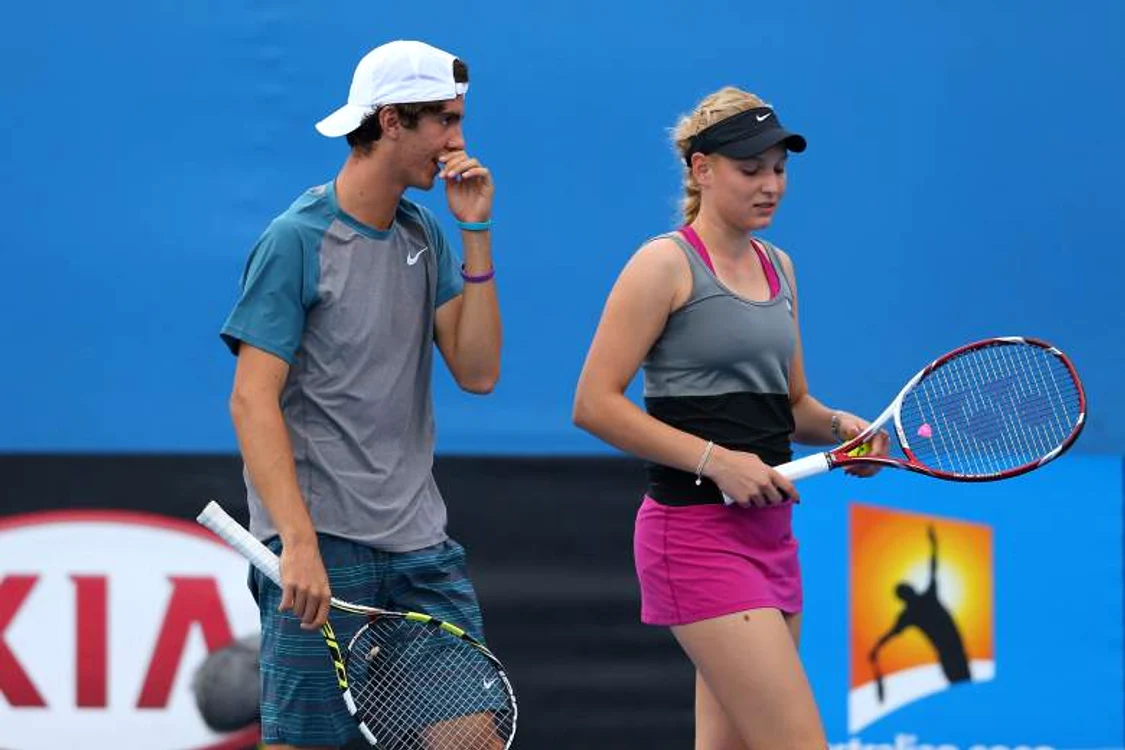 Thanasi Kokkinakis o ştie bine pe Donna Vekic, cei doi jucând împreună la un moment dat la dublu mixt