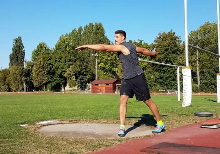 Alin Firfirică, la antrenament