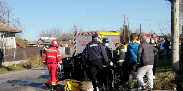 accident olt - foto info trafic slatina