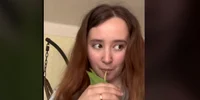S a filmat mâncând lalele Foto Captura video TikTok jpg