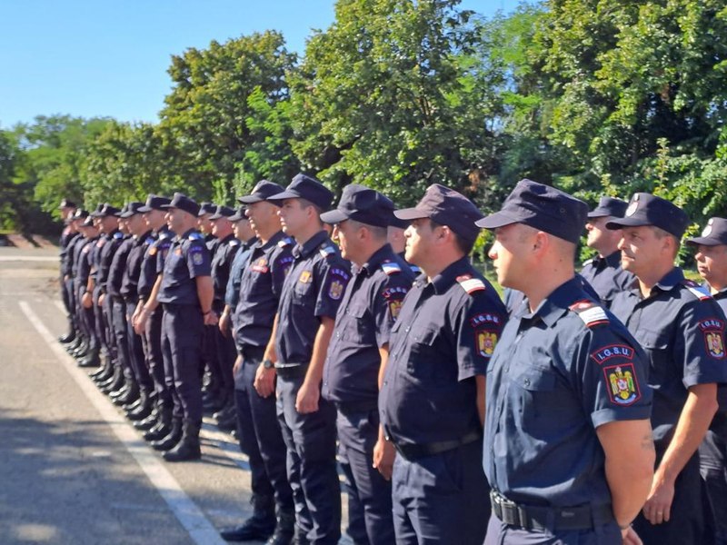 IGSU: Un alt contingent de militari, specializat în stingerea incendiilor de pădure, a plecat către Franţa