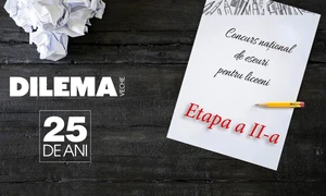 Concursul național de eseuri Dilema veche – etapa a II a jpeg