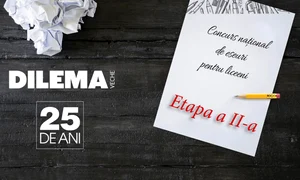 Concursul național de eseuri Dilema veche – etapa a II a jpeg