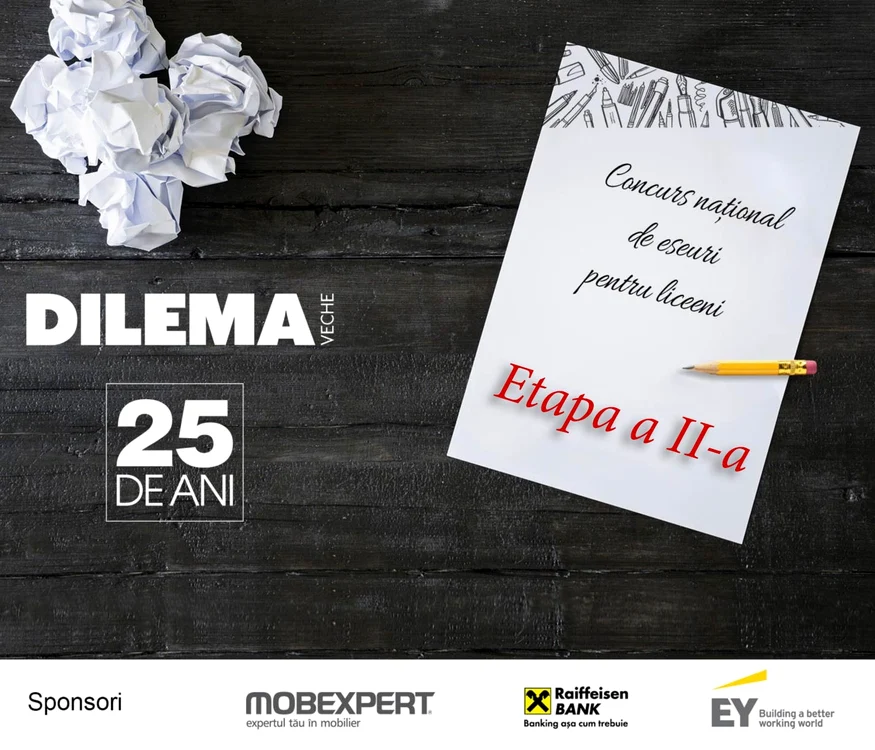 Concursul național de eseuri Dilema veche – etapa a II a jpeg