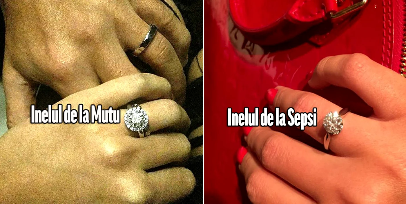 Inelele de logodnă ale Sandrei, la un an distanţă  