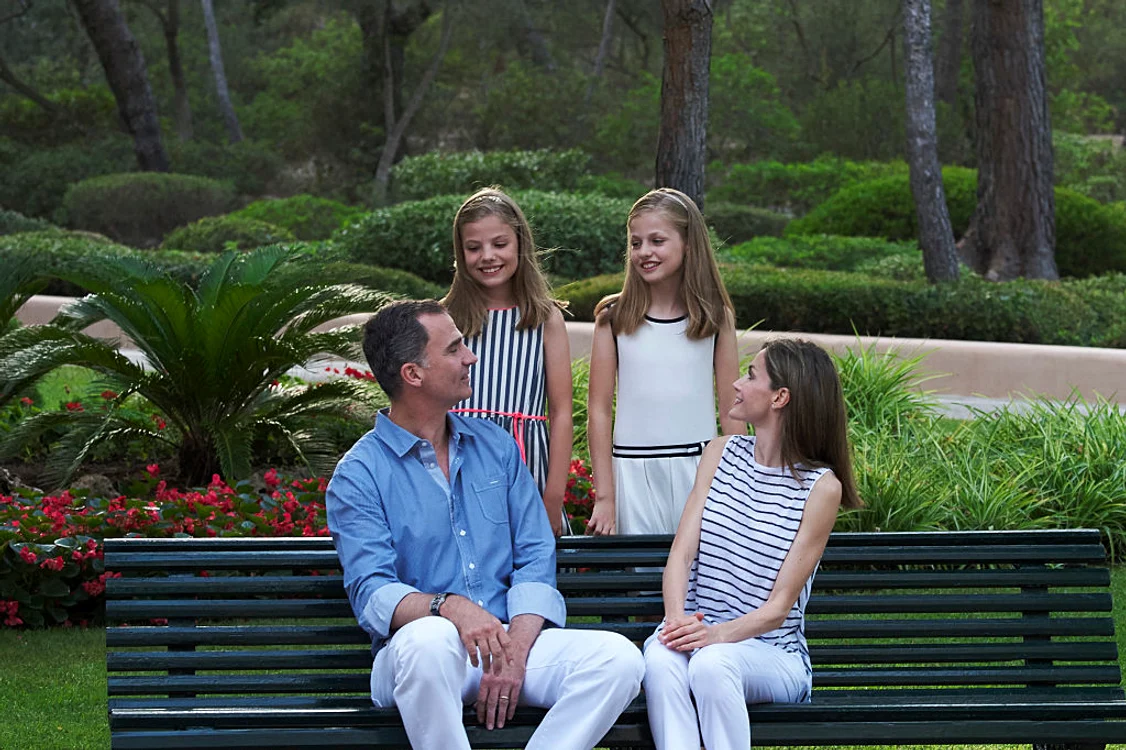 Spanish Royals Pose At Marivent Palace jpeg