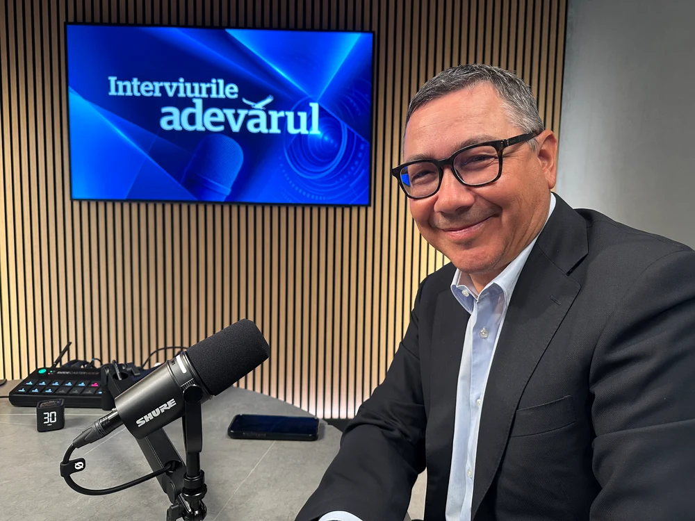 Victor Ponta vine de la ora 12.00 la „Interviurile Adevărul”