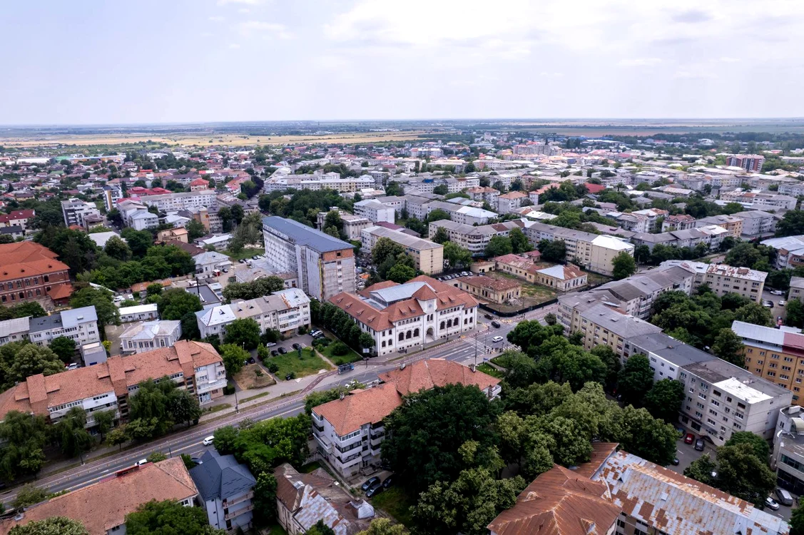 Focșani, văzut din dronă FOTO: CJ Vrancea