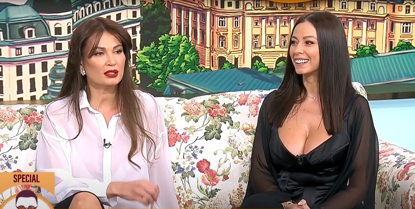Nicoleta Luciu și Iuliana Luciu la Cătălin Măruță la Pro TV   captură de ecran (12) png