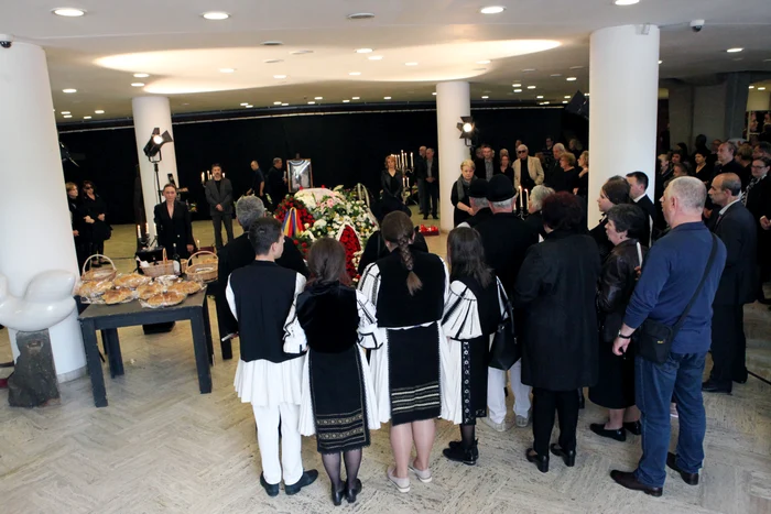 A venit şi un grup de muzicieni din satul în care s-a născut Octavian Goga