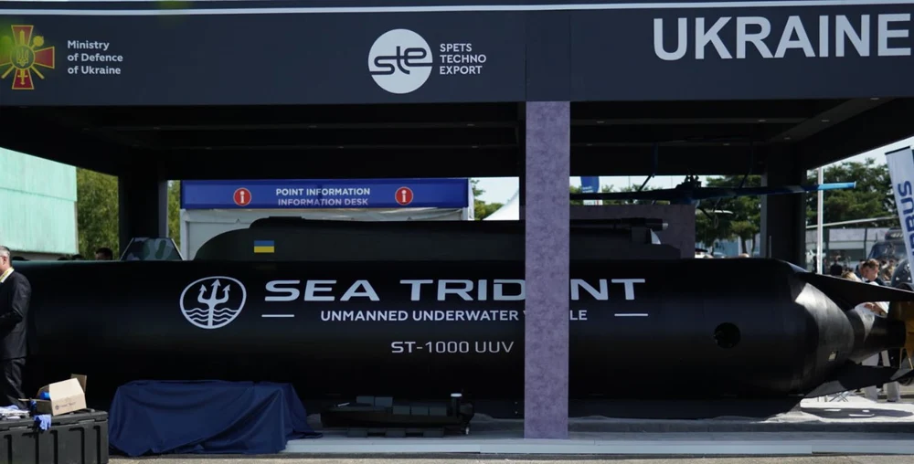 Drona subacvatică ucraineană prezentată la Paris. Sea Trident are o rază de acțiune de până la 3.700 de km