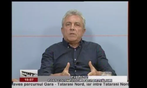 Fostul ofiţer DGIPI a făcut dezvăluiri în cadrul emisiunii de la postul tv din Iaşi jpeg