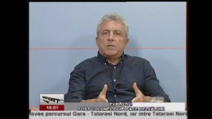 Fostul ofiţer DGIPI a făcut dezvăluiri în cadrul emisiunii de la postul tv din Iaşi