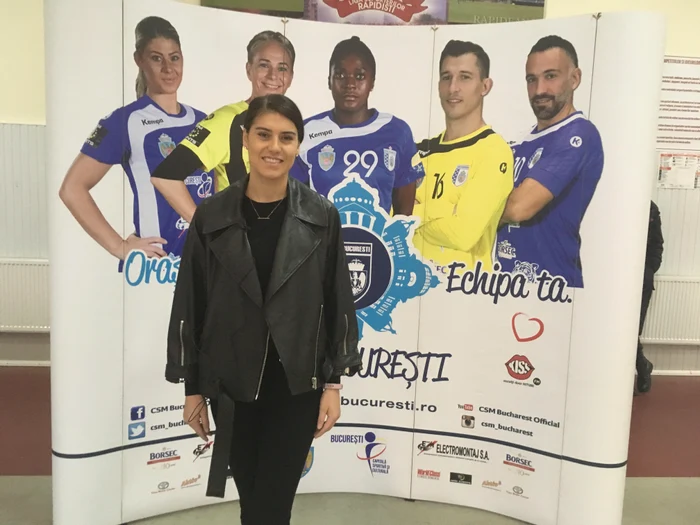 Sorana Cârstea a văzut din tribune meciul băieților de la CSM București