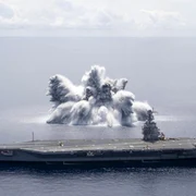 portavionul USS Gerald R. Ford FOTO EPA EFE/US Navy