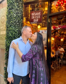 Medana și Alin Oprea, îndrăgostiți la Barcelona foto: arhiva personală