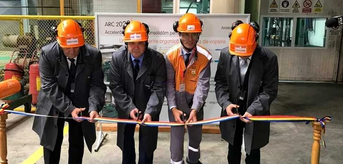 Inaugurarea noii linii de fabricaţie de la ArcelorMittal Galaţi FOTO AMG